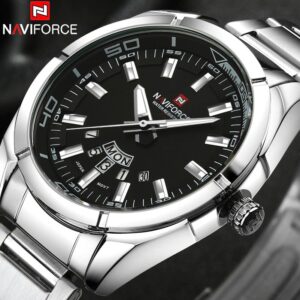 RELÓGIO MASCULINO NAVIFORCE EM AÇO 9038